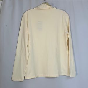 Lands’ End mock turtleneck M NWT